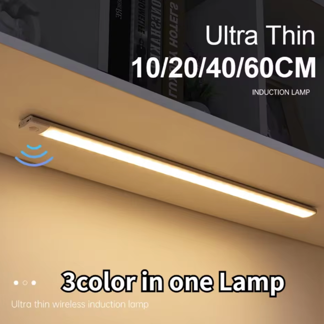 GlowGrip™ – Cordless LED Light with Smart Sensor & No-Drill Mount