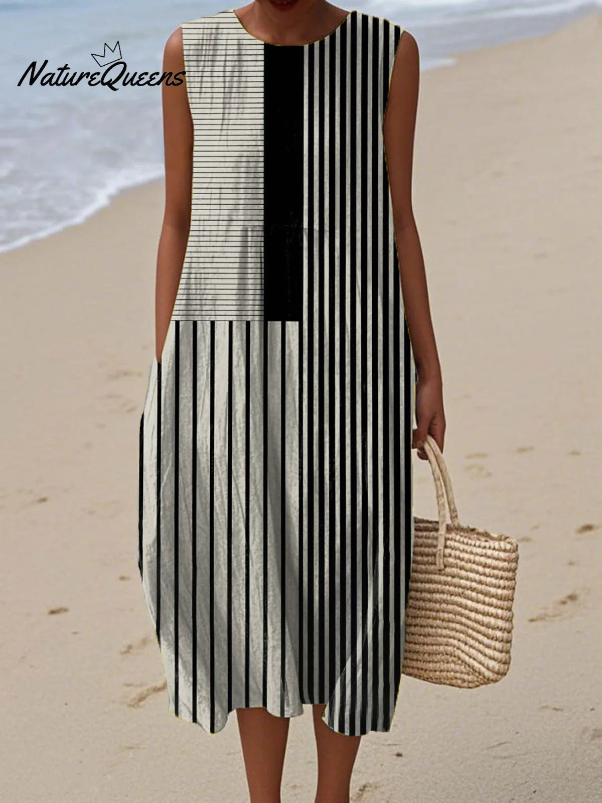 Esme | Optical Stripe Dress