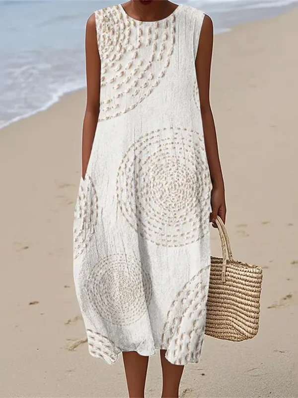 Maelle | Maxi Dress with Textured Pattern